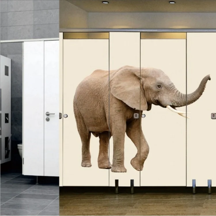 Индивидуальная HPL перегородка для общественных туалетов ПВХ водонепроницаемая доска школьного туалета писсуара против Beite