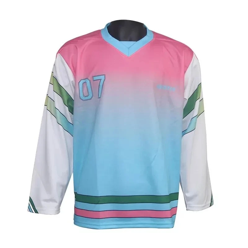 Twill Hockey Jerseys Name Number Logos Cheap Price Hockey Uniform