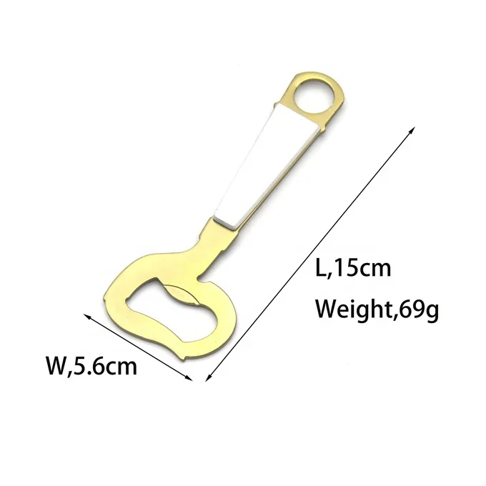 Stainless Steel Golden Wooden Handle Kitchen Bar Personalized Tool Beer And Beverage Bottle Opener