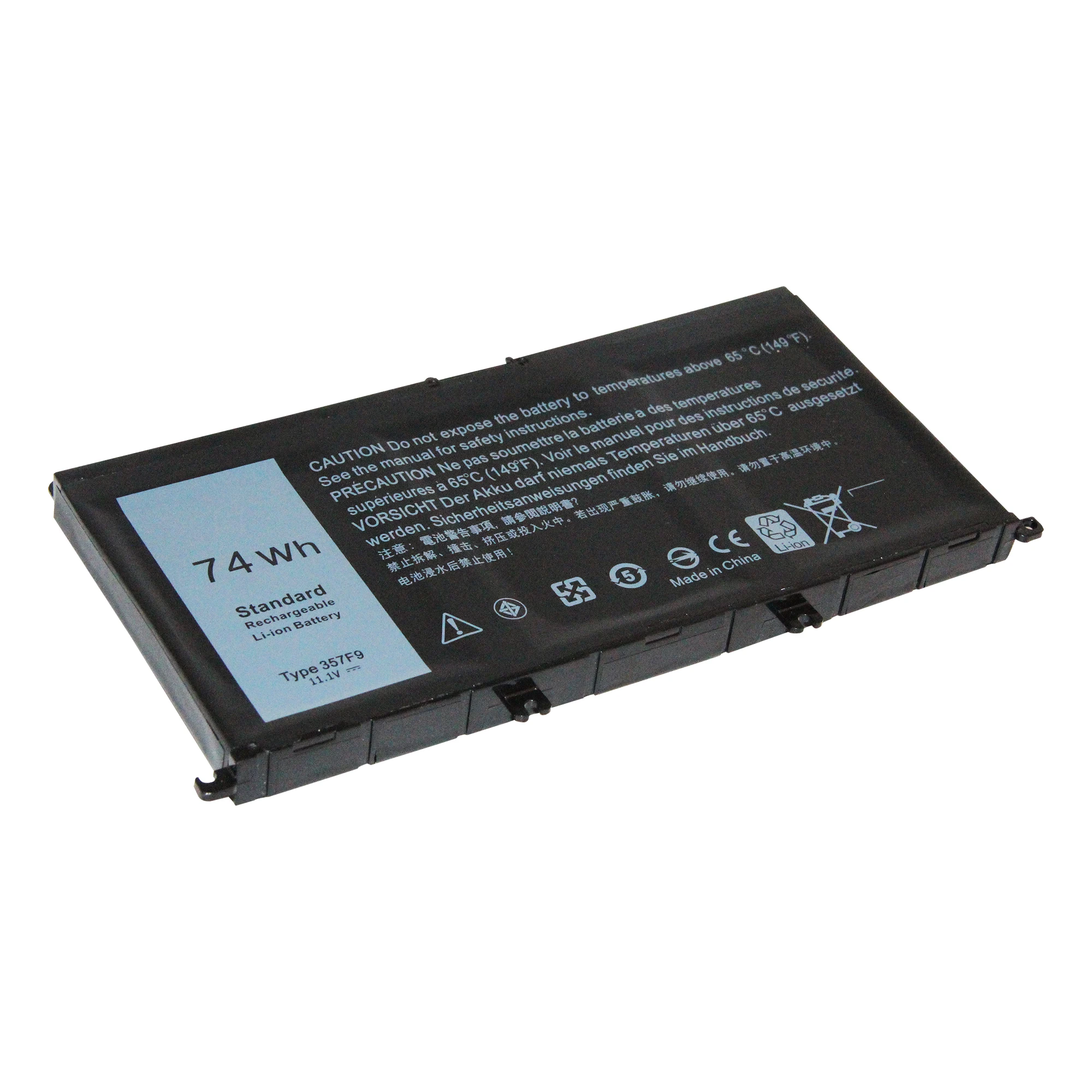 
74Wh 6Cells Laptop Battery For Dell Inspiron 15-7559 15-7566 7567 15-5577 7566 15-7567 15-7000 7567 15-7557 Ins15-7567-D2545B 