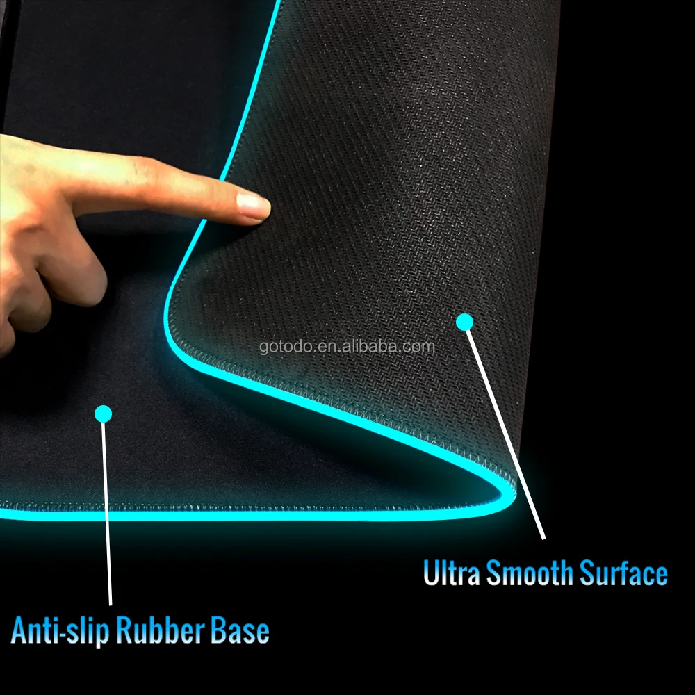 2.4G Wireless LED mouse pad mice mat Lotus Lante APP control RGB switch mode rubber base computer mousepad  Large size gaming mo