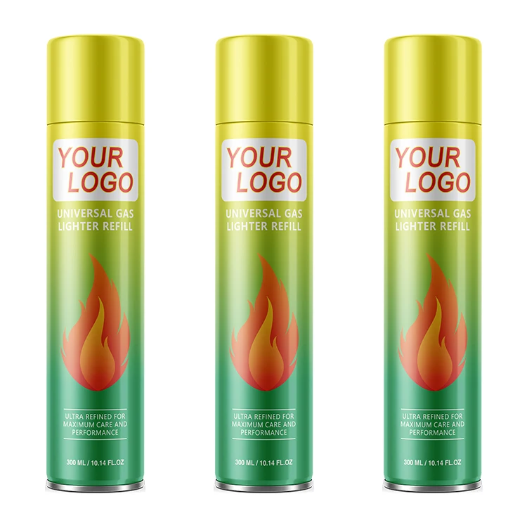 High Quality Portable Large Capacity Purified Butane Gas Canister For Lighter