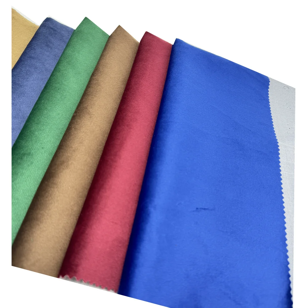 Cost-effective Home Textile 100 Polyester Velvet Material Holland Velvet Upholstery Fabric Sofa Velvet Fabric For Sale