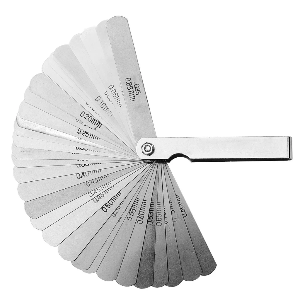 NAOMI MUSIC Feeler Gauge 20 Blades for Measure Straight Gap