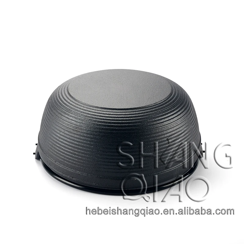 Japanese Design Cast Iron Nabe Sukiyaki Nabemono Hot Pot With Wooden Lid