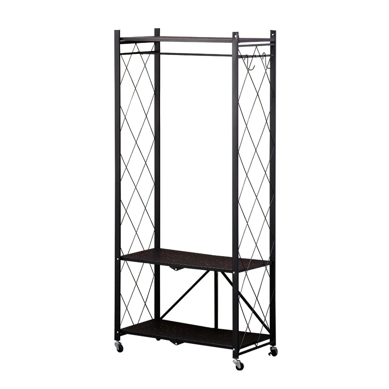 Modern Collapsible Wall Display Rack High Quality Metal Steel Hanger Shoe Rack