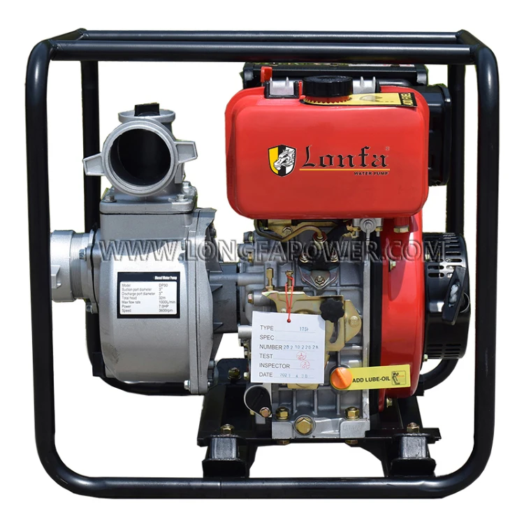4inch 10HP 15 HP Portable Movable Agricultural Floating Farm Diesel Drip Irrigation Water Pump for Field Irrigation
