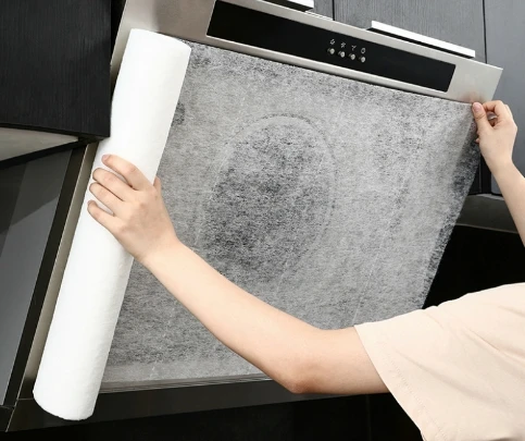 Kitchen Range Hood Filter Membrane Household High Temperature and Oil Smoke Proof Paper Segment Type Range Hood Oil Filter