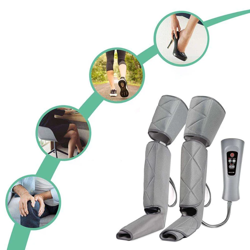 Factory Outlet Multifunctional automatic Healthy relief calf relief foot massage Heating air compression shiatsu leg massager