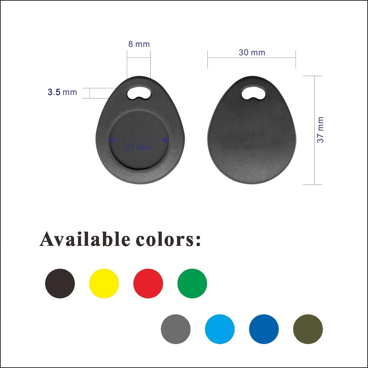Дешевая пластиковая карта контроля доступа Sunbestrfid TK29 125 кГц