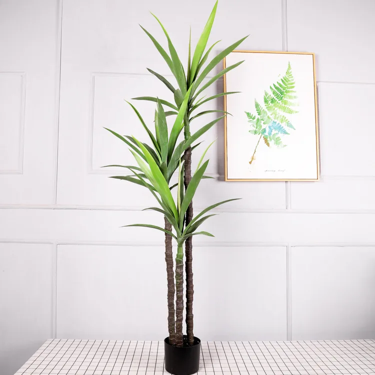 Simulation sisal christmas tree Nordic simple large-scale floor tropical green plants decorative potted plants