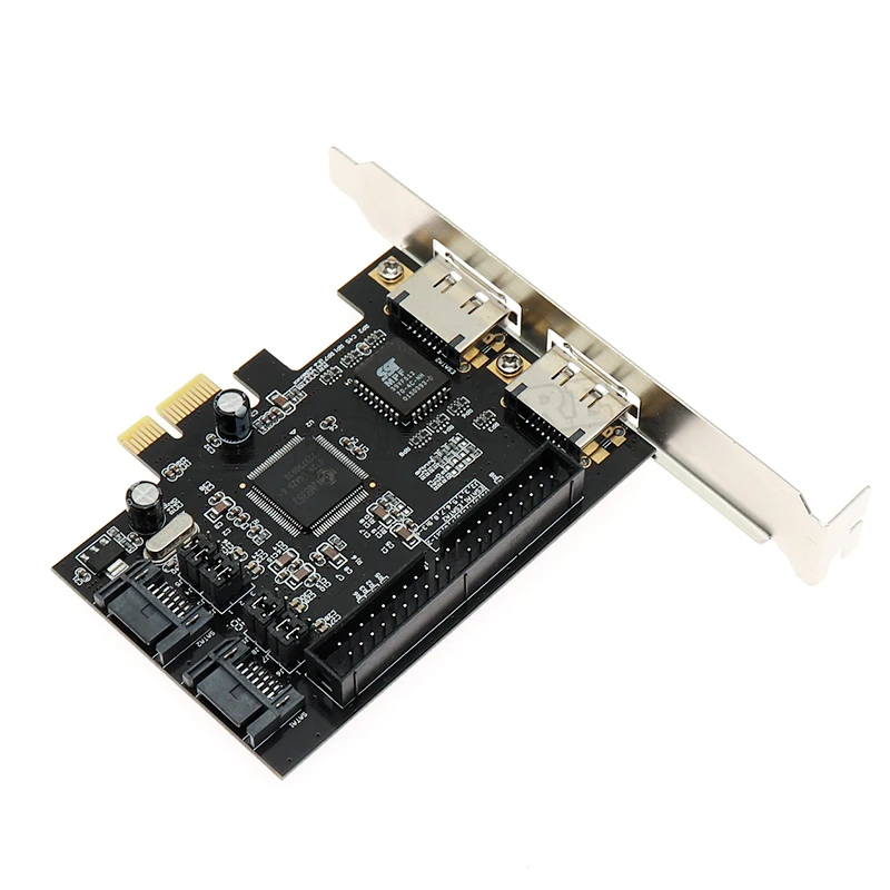 Combo 2 порта SATA 0 + IDE eSATA PCI-e PCI express RAID контроллер карты e