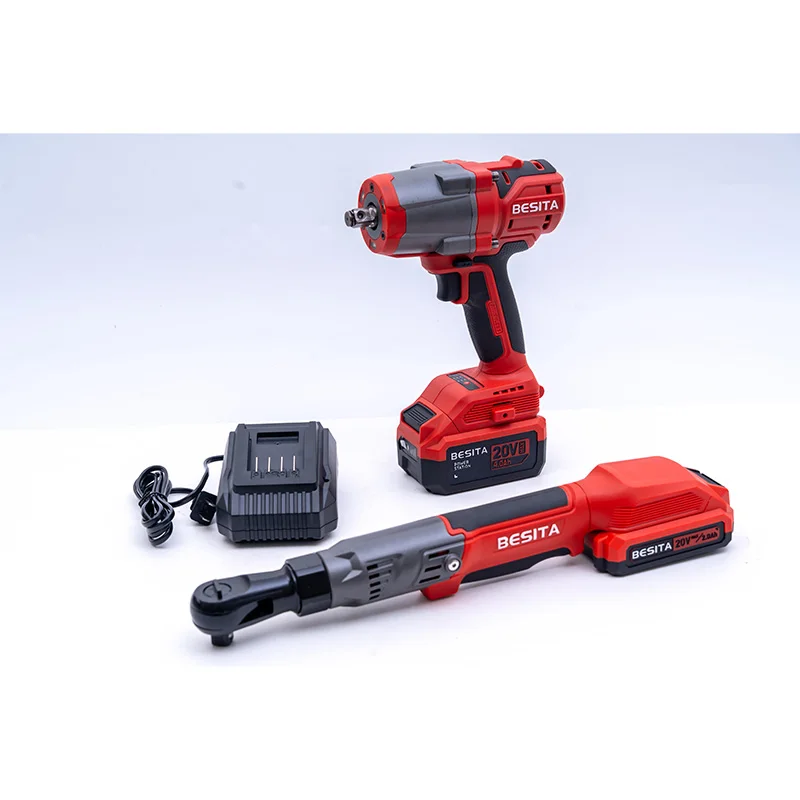 Hot rechargeable professional Angle grinder impact wrench ratchet wrench drill kit lithium electric power tool set
