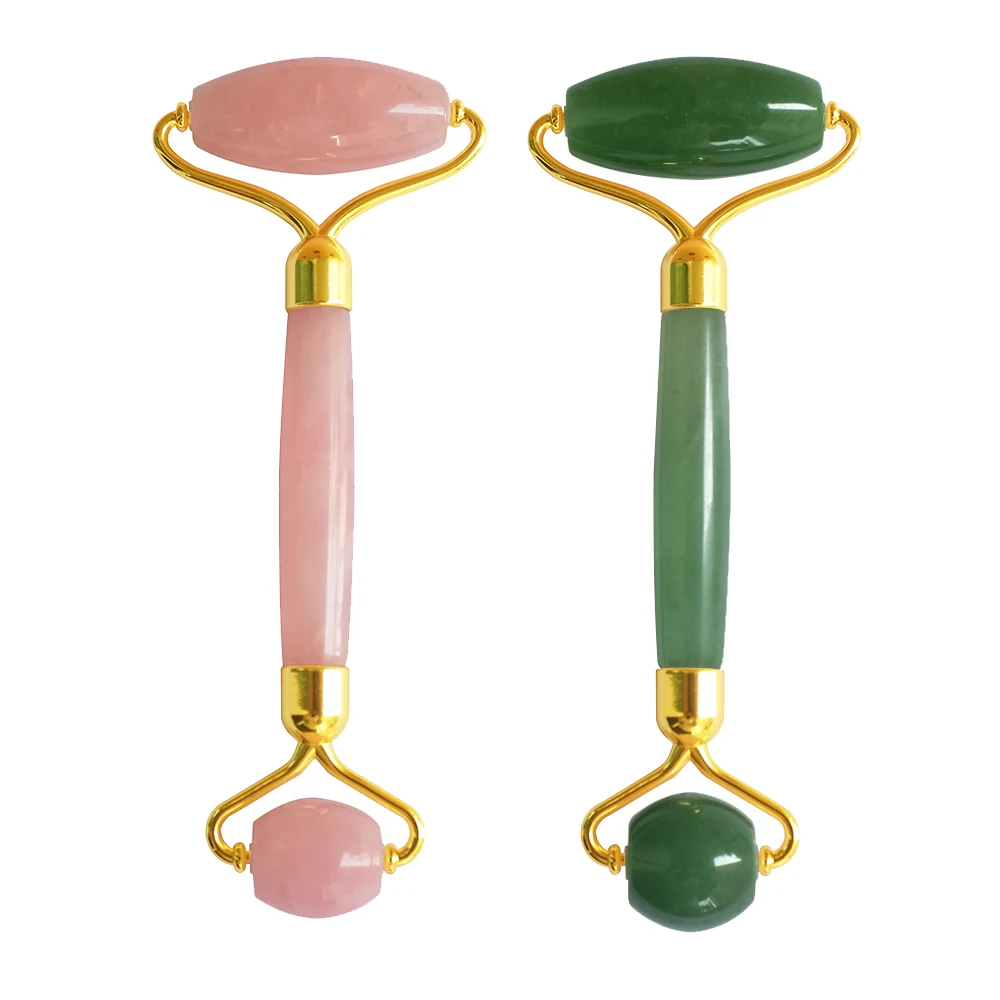 Chinese Facial massage Jade Face Roller and Jade Gua Sha for facial Lift
