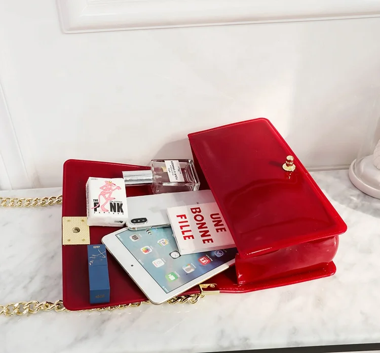 
Wholesale 2020 new arrivals women Shoulder bag Glossy pvc ladies luxury designer handbags fashion candy Jelly women hand bags 