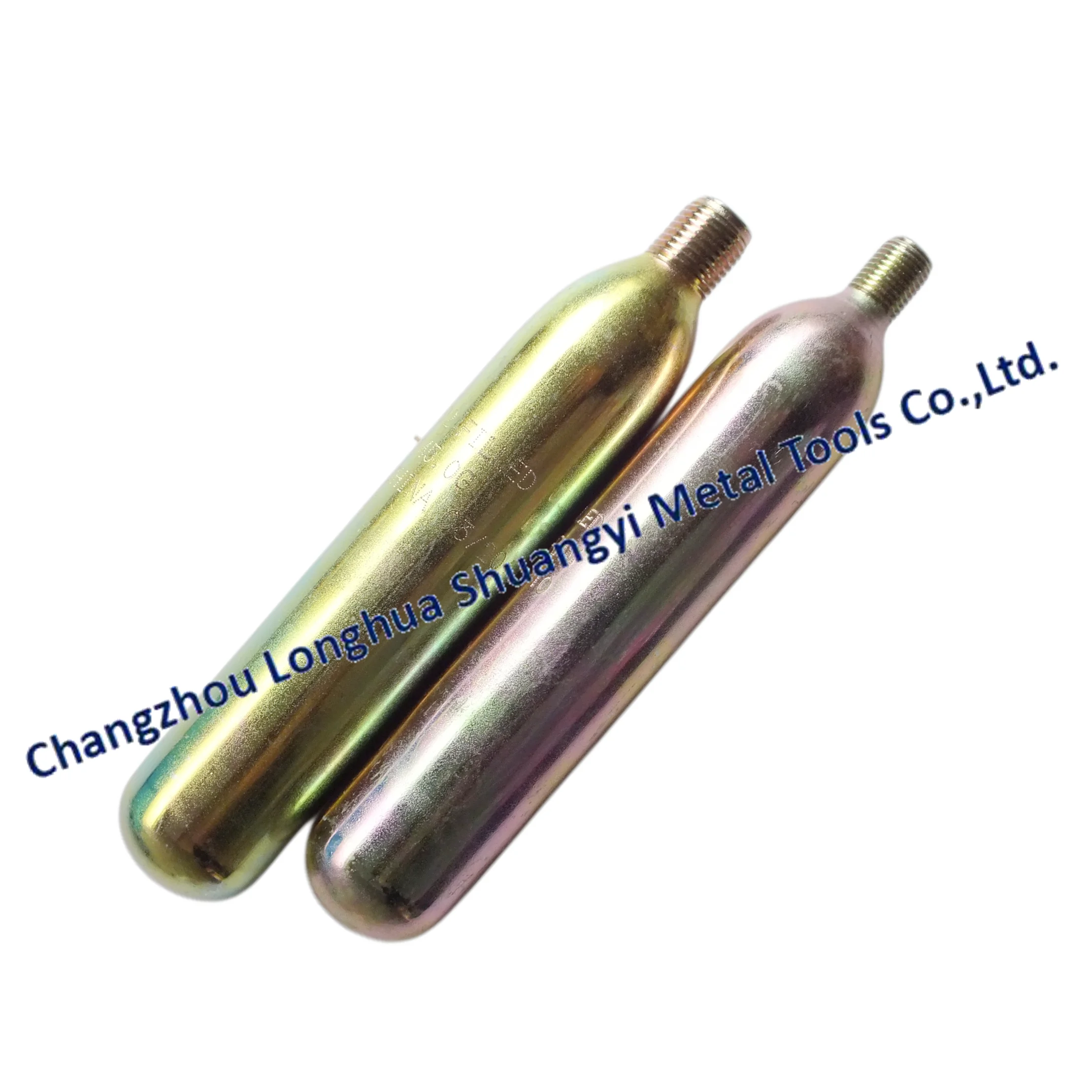 16g 21g 24g 30g 33g 35g 38g 40g 45g 60g 1/2 threaded co2 gas cylinder for life jacket