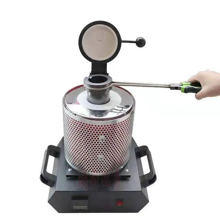Laboratory metal melting furnace gold melting machine graphite crucible high temperature furnace furnace