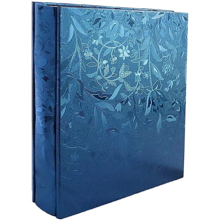 Custom DIY leather flipchart photo album Supply amazon flipchart wedding album photo