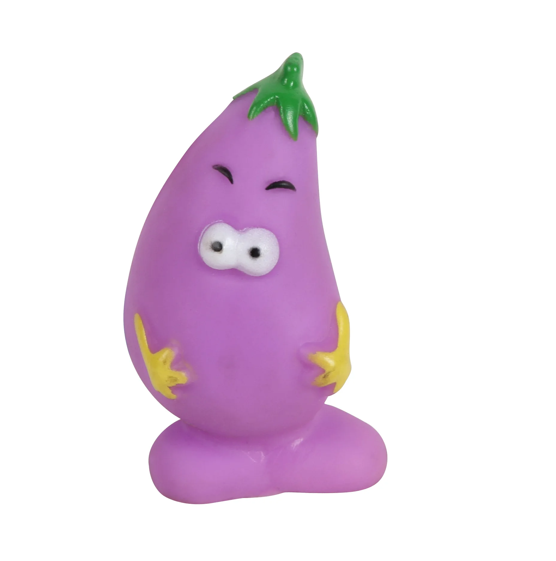 Hot Selling Wholesale Price Vegetable Shape Chew Toy Durable Safety Latex Squeak Toy Interactive Indoor Training Tools Funny Toy