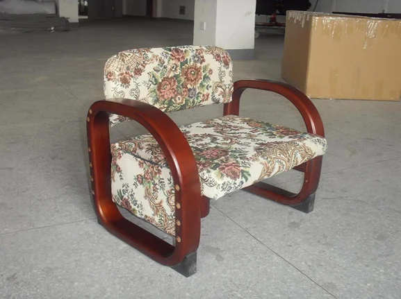 AM-217 hot sale in JAPAN Japanese Style fabric PU wooden Japanese chair for home