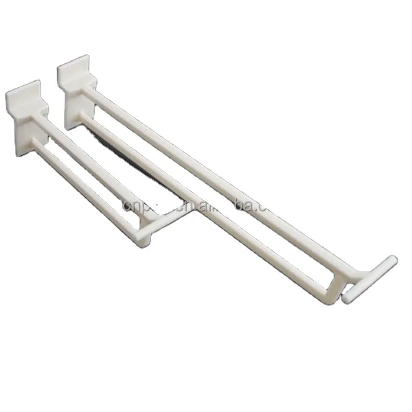supermarket double wire plastic hook