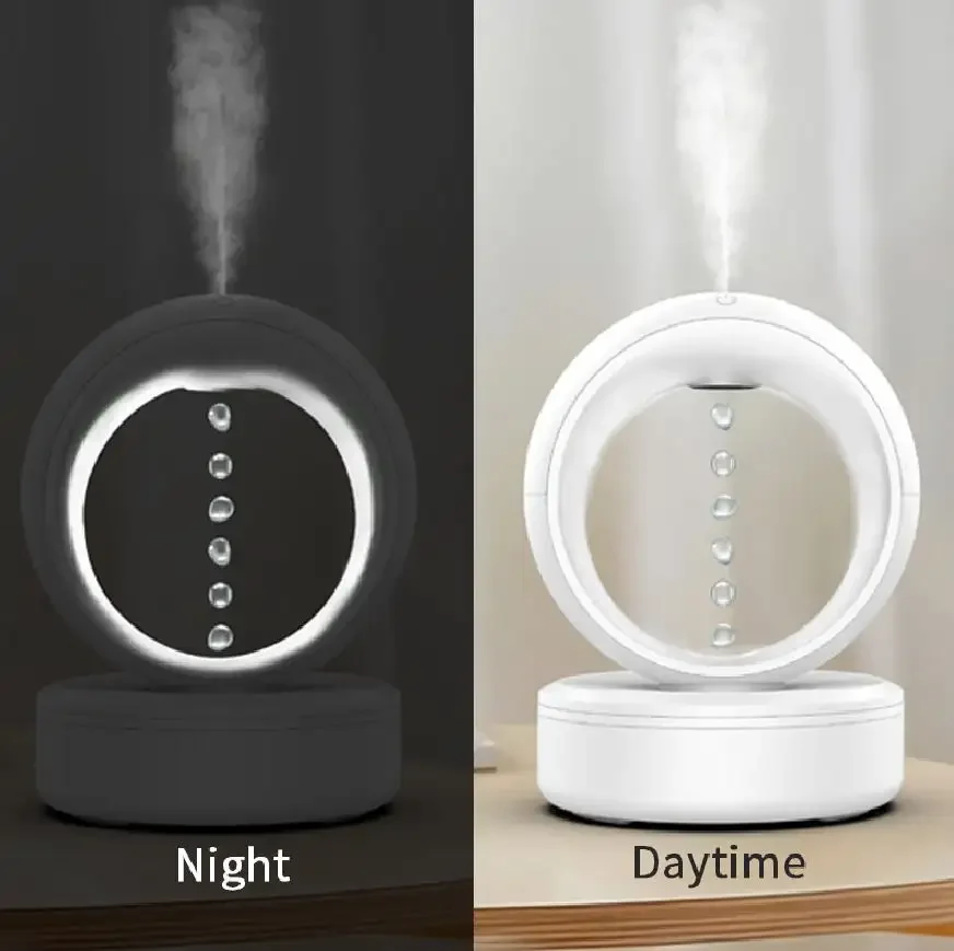 Commercial Business Office Decorative Water Drip Zero Anti Gravity Humidifier Ultrasonic Antigravity Water Drop Humidifier