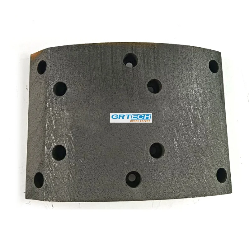 47115  high quality non-asbestos material truck brake parts drum brake shoe lining for ISUZU
