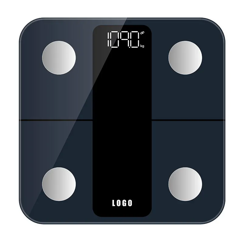 Профессиональные 180 кг закаленное стекло KC одобренные электронные весы Bmi умные человеческие весы цифровые весы анализатор жира тела