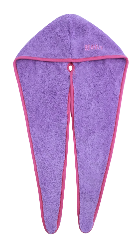 Microfiber coral fleece high water absorption hair dry towel quick dry hair towel Wrap for ladies