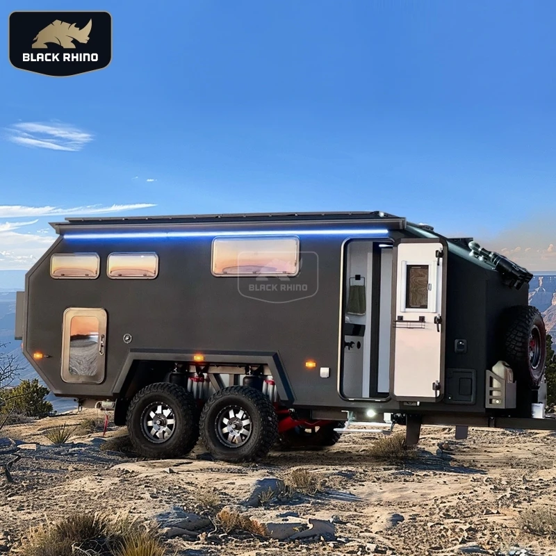 Offroad Hybrid Overland Gear Pickup Truck Safari Truvk Suv Trailer 4X4 Camper Off Road Caravan Australian