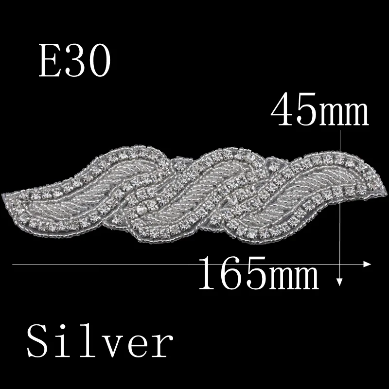 European And American Fashion Rhinestone Crystal Applique Bridal Dress Decoration And Belt Other Clothing Accessories