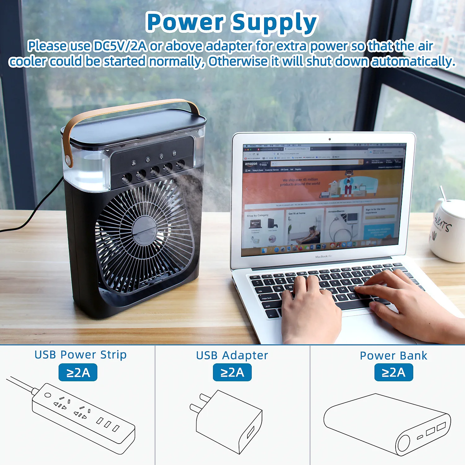 air freedom personal cooler fan portable indoor auto air cooler ec fan perfume air conditioner for home