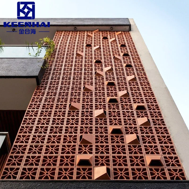 panel metal porforated facades perforated sheet metal facade