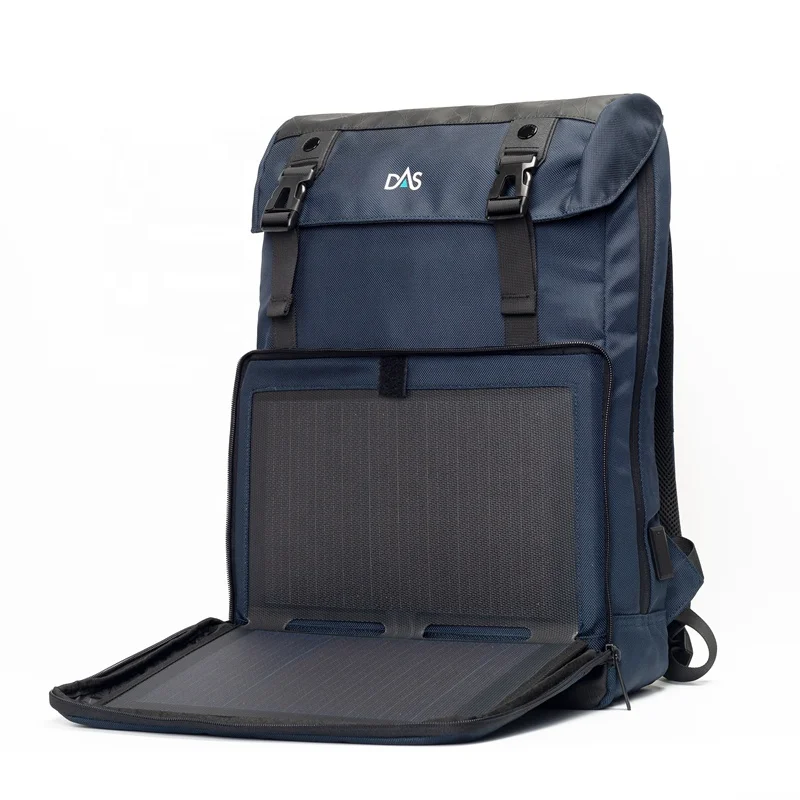 Vintage Laptop Backpack School College Bag Bookbags with USB Charging Port and Portable Solar Charger