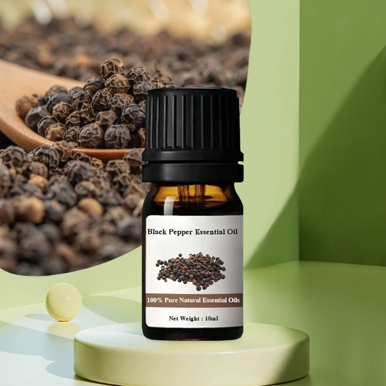 Manufacturers Supply Organic Dark Pepper Black Pepper Oil for Relieve Mood