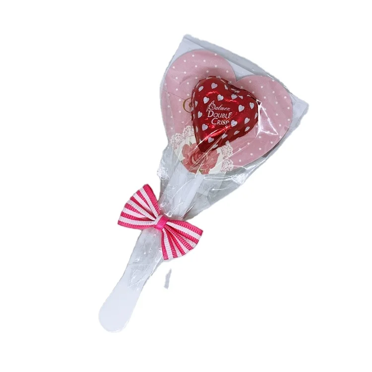 HEART BIT CHOCOLATE LOLLIPOP STICK CHOCO