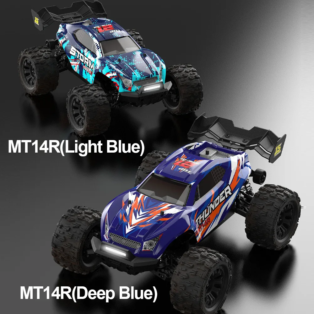 Новый Радиоуправляемый автомобиль HOSHI JIUSI MT14R 1/14 4WD багги бесщеточный высокоскоростной гоночный внедорожник с дистанционным управлением 80 км/ч игрушечный PT14R