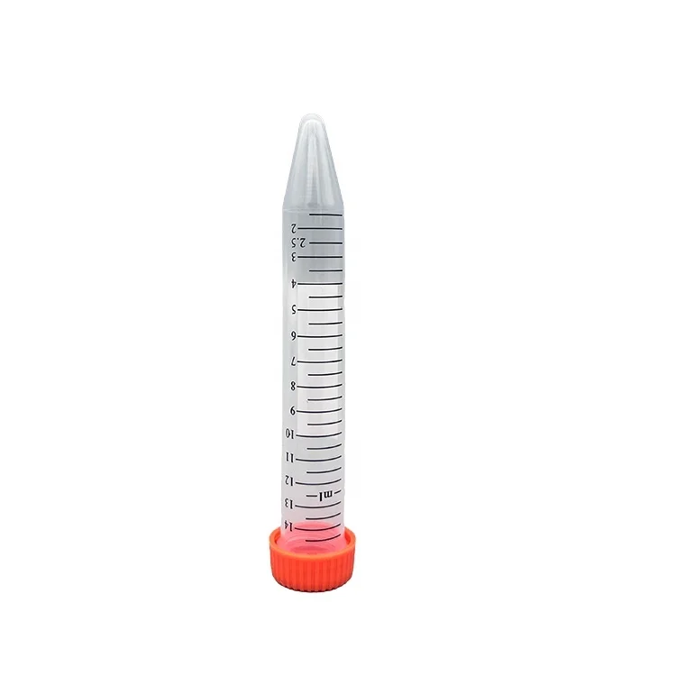 Lab Consumable Nonpyrogenic Plastic  Graduated Sterile 15ml 50ml Centrifuge Tubes