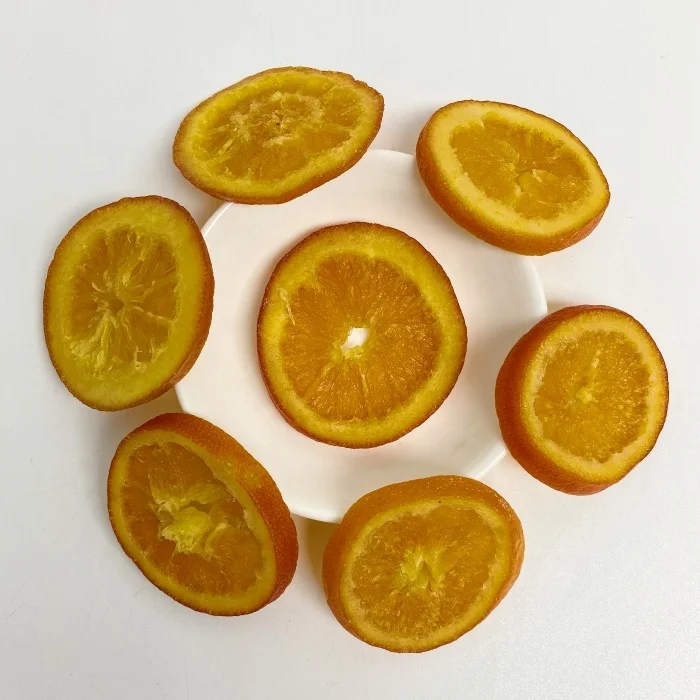 Чистый натуральный сладкий вкус Сушеные мягкие апельсиновые ломтики в сиропе кондитерские изделия оптовая цена