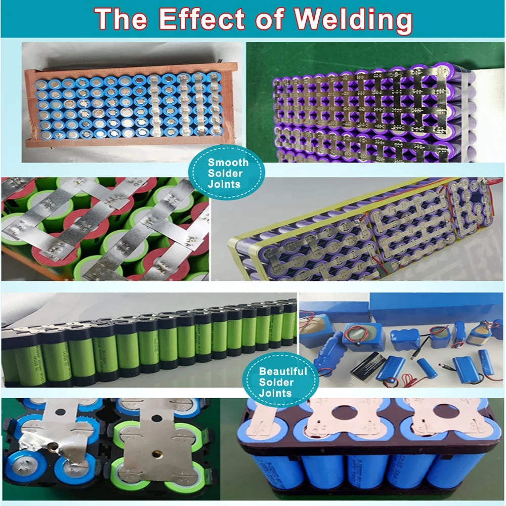 Lab Small Cylinder Cell Spot Welder Welding Machine for Lithium Ion Battery Tabs Welding