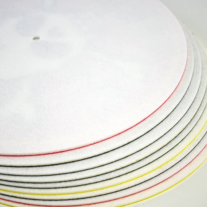Customized Felt Turntable Slipmats Anti-Static Turntable Platter Mat for Vinyl Record Players