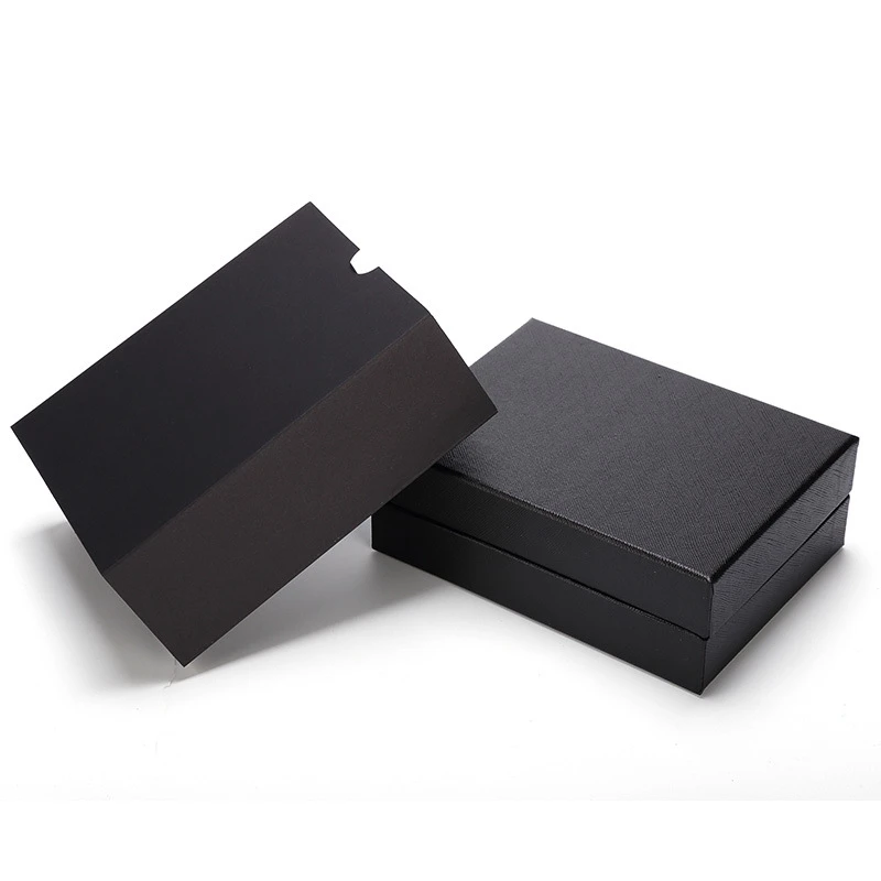 hand made Rigid Paper lid and base Gift Box Lift-Off/Detachable Lid Rigid Boxes For Belt
