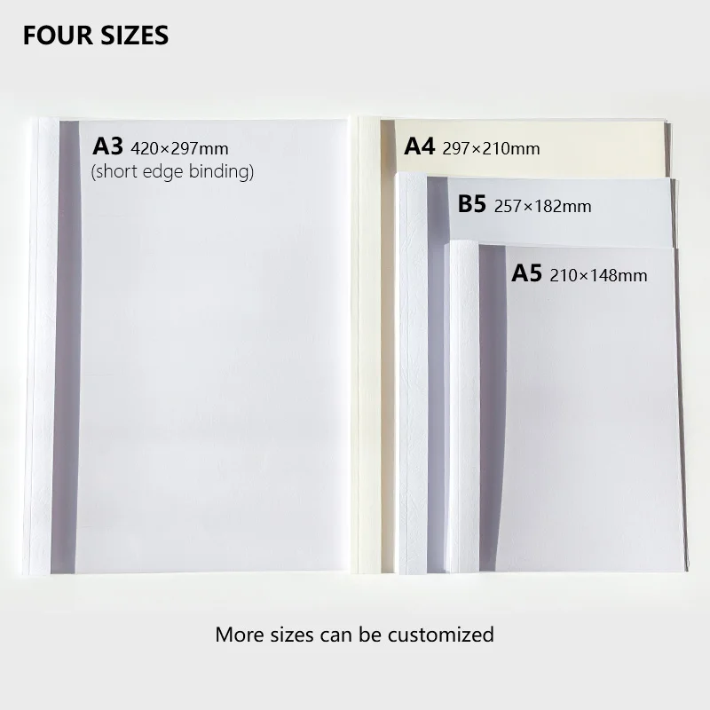 Protect and Present in Style with Premium White Paper Thermal Binding Covers