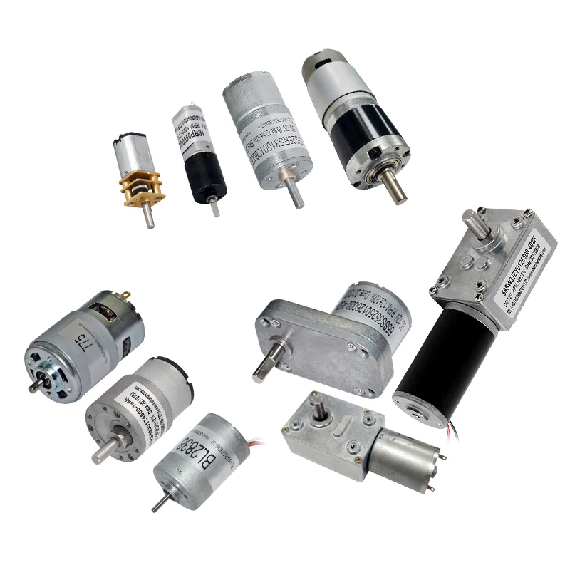High Torque 65mm Gearbox 390 DC 6V 8V 12V Geared Motor Electric Motor for Door Locks