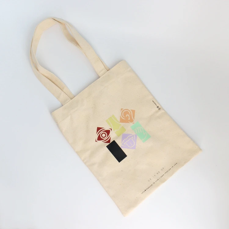 Cotton hemp recycle bags promotional bags cotton shopper bag