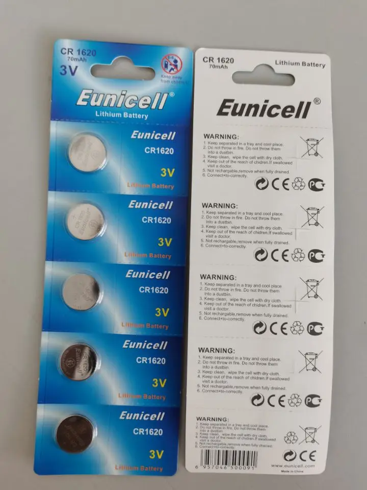 CR1620 3V Lithium button battery CR1616  CR1625 CR1632 CR2025 CR2032 Coin battery