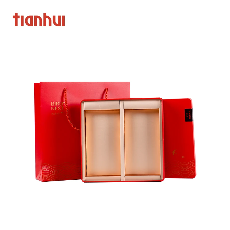 Square Tin Packaging Iron Steel Gift Storage Container Metal Box