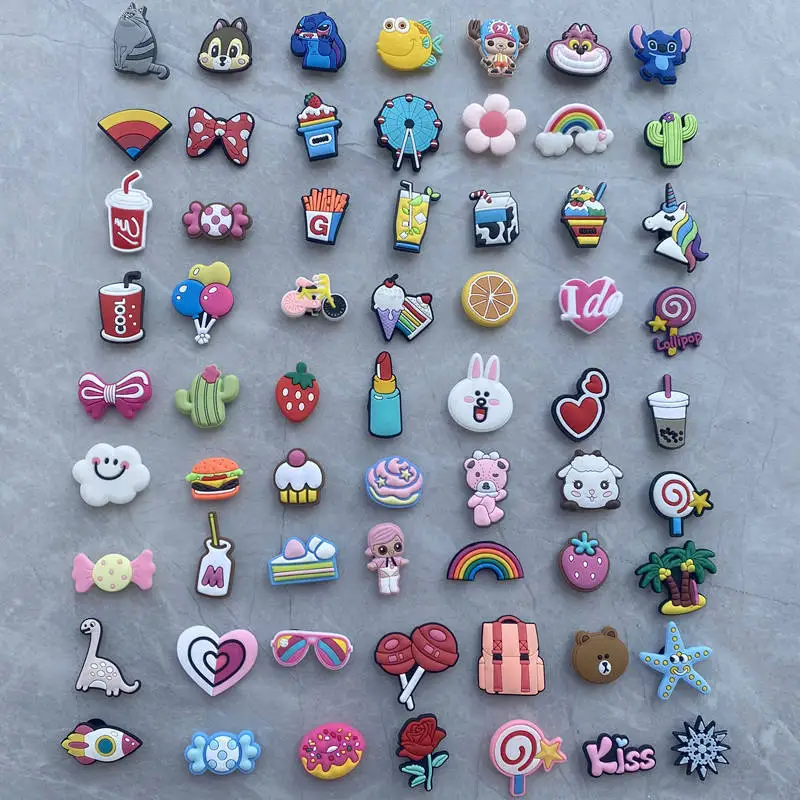 Оптовая продажа, Мультяшные подвески, садовая обувь, дизайнерские подвески, 50 комплектов, аксессуары, оптовая продажа, подвески