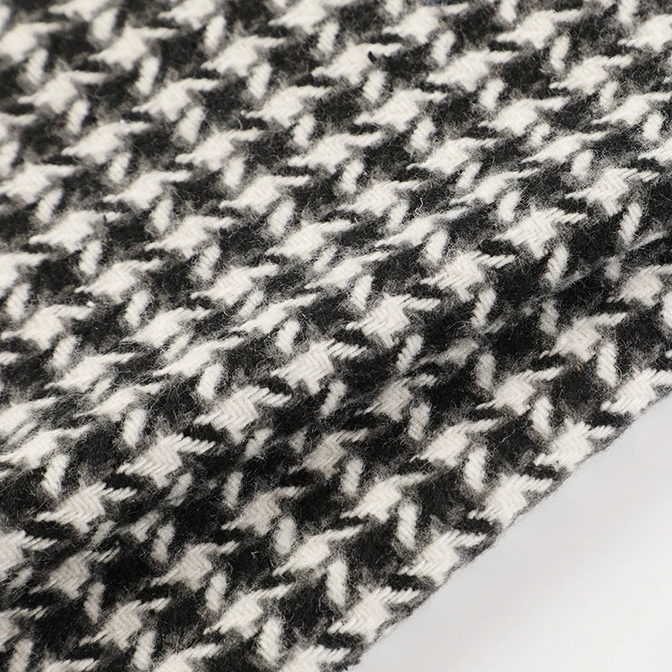 Китайский текстиль, Высококачественная клетчатая ткань с рисунком «гусиные лапки», тканые костюмы из шерсти и полиэстера