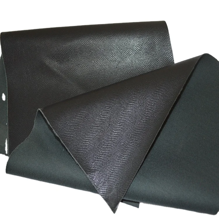 Pu non woven shoes base stocks microfiber leather for use material